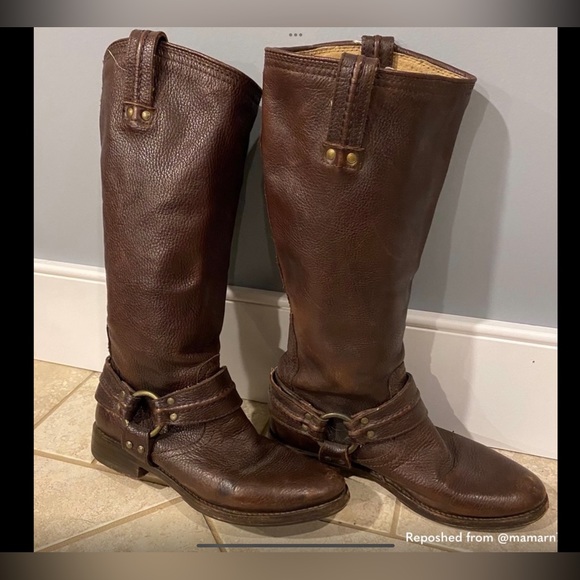 Frye Harness Boots - Picture 3 of 7